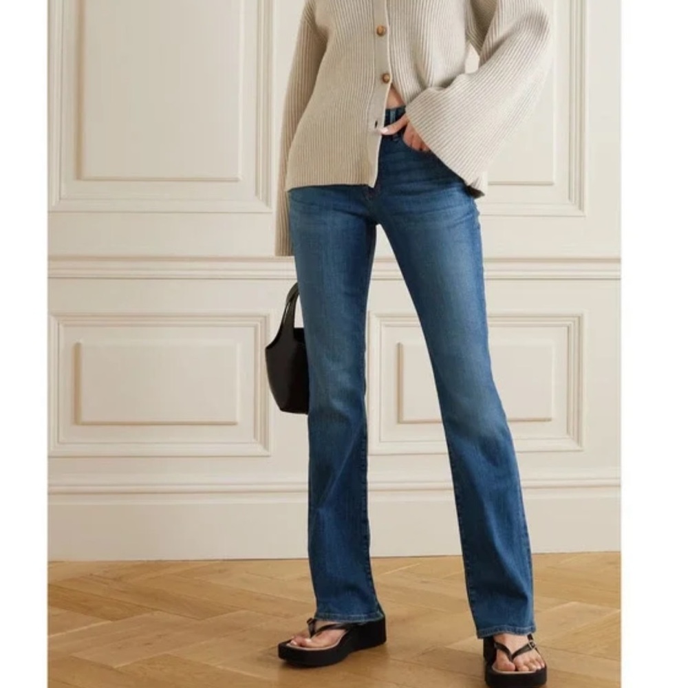 FRAME JEANS - Le Crop Mini Bootcut Jean in Larkspur colorway